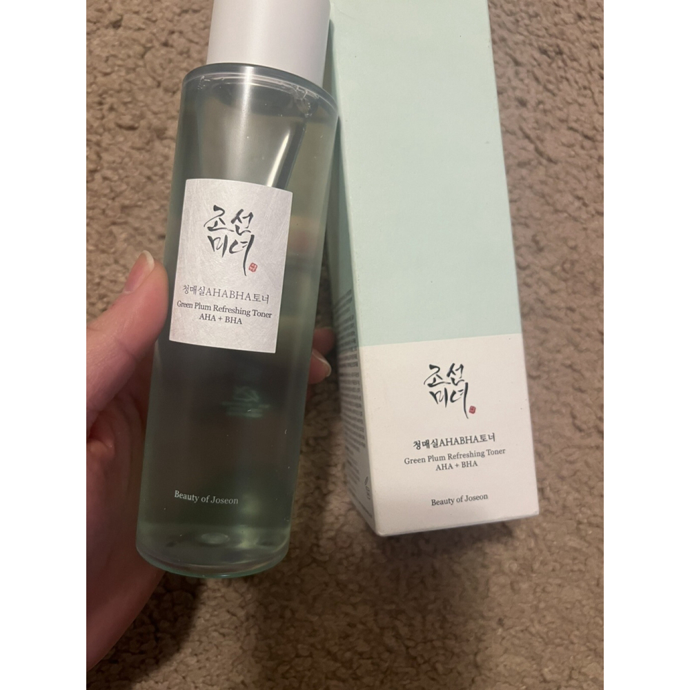 Beauty of Joseon - Green Plum Refreshing Toner: AHA + BHA. In sealed box.